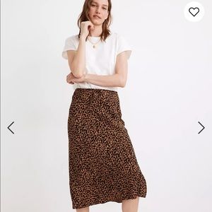 Madewell midi slip skirt